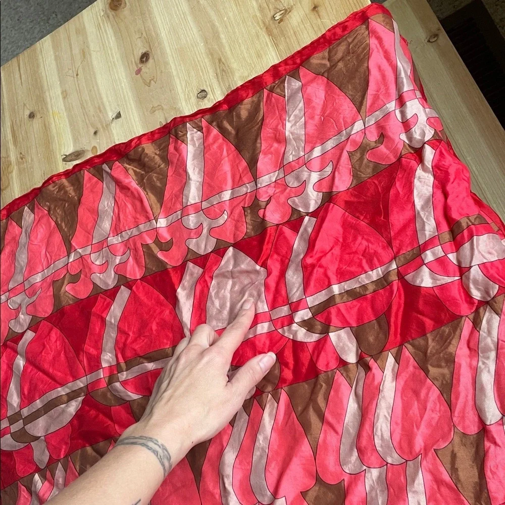 Bohemian Silk Blend Hair Scarf Multi Use Wrap
